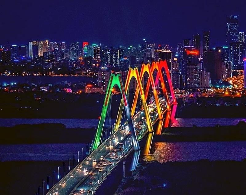 Cầu Nhật Tân - cầu thép dây văng lớn khu vực Đông Nam Á